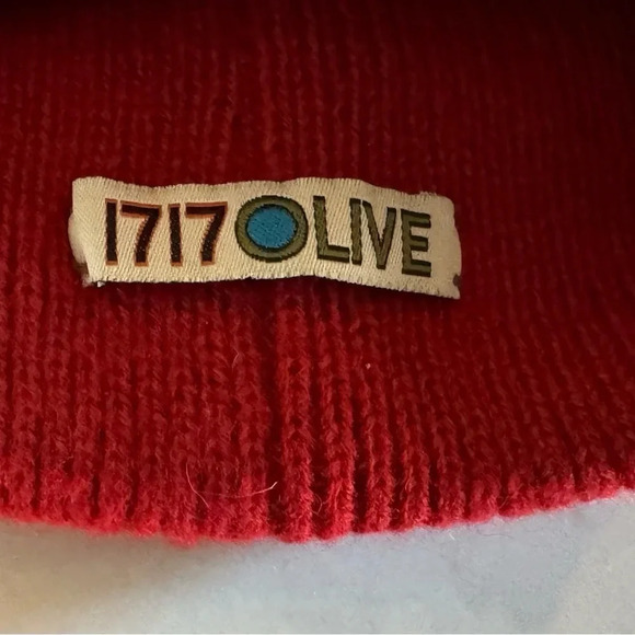 1717🔵LIVE Men’s RED BEANIE - Picture 4 of 7
